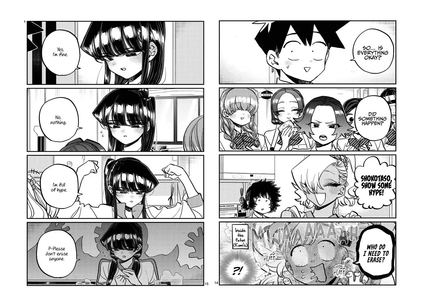 Komi-san wa Komyushou Desu Chapter 382 14